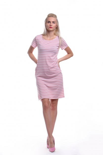 Obrázok 3 New Look ružové pruhované šaty